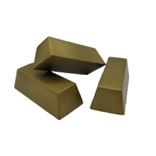 PU gold brick shape Stress reliever foam ball